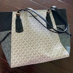 Michael Kors large logo multicolored purse